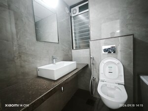 Bathroom in 2 BHK Apartment at Arihant Aspire, Palaspe Phata – for Rent