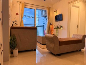 Living Room in 2 BHK Apartment at Eldeco Live By The Greens, Sector 150 – for Rent