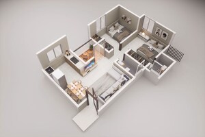 1.5 BHK Apartment For Sale in Vrundavan Garden Apartments, Wagholi