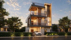 3 BHK Villa – Exterior View View at Nagole - for Sale