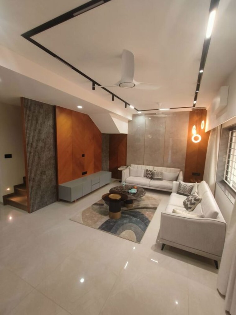Living Room, govardhan-paradise-19 4 Bedroom 1850 Sq.Ft. Villa In Bhayli Vadodara 10450557