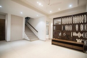 Stairs in 4 BHK Villa at Krishna Bhuvi, Bhayli – for Sale