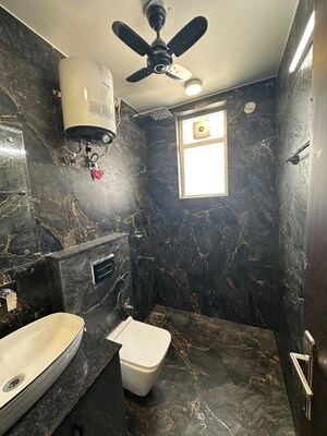 Bathroom in 3 BHK Builder Floor at Ansal Esencia-Mulberry Homes, Sector 67 – for Rent