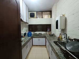 Kitchen in 3 BHK Builder Floor at East Of Kailash – for Sale