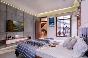 Bedroom in 4 BHK Villa at Sherkhi – for Sale