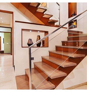 Stairs in 4 BHK Villa at Sherkhi – for Sale