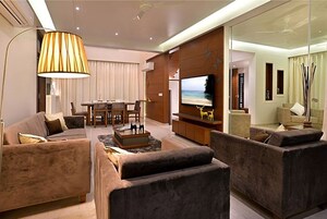 Living Room in 4 BHK Villa at Sherkhi – for Sale