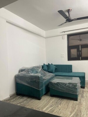 Living Room in 1 BHK Apartment at Freedom Fighters Enclave – for Rent