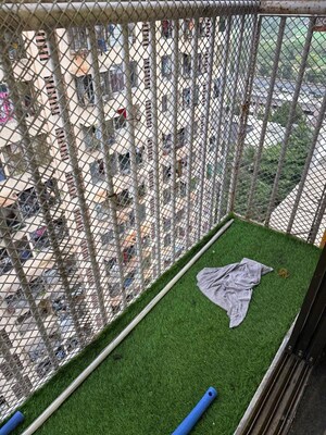 Balcony in 1 BHK Apartment at Bhoomi Samarth, Goregaon East – for Rent