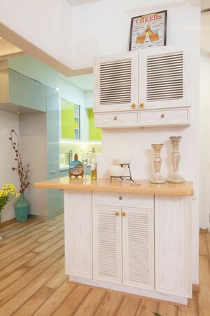 Kitchen in 2 BHK Apartment at Dhaval Ganga, Bandra West – for Rent