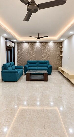 Living Room in 4 BHK Builder Floor at Vasant Kunj – for Sale
