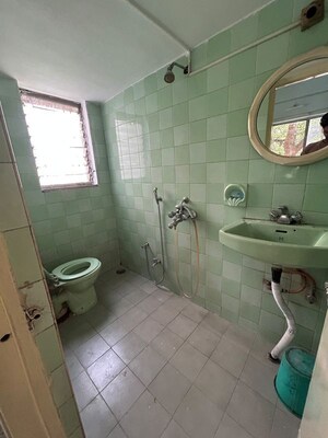Bathroom in 2 BHK Apartment at Prabhashali Apartment, Erandwane – for Rent