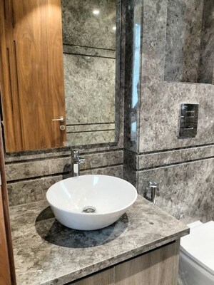 Bathroom in 3 BHK Apartment at Hauz Khas – for Rent