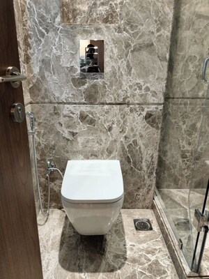 Bathroom in 3 BHK Apartment at Hauz Khas – for Rent