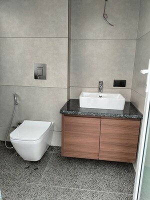 Bathroom in 3 BHK Apartment at Hauz Khas – for Rent
