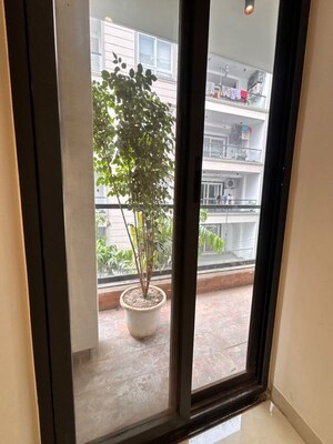 Balcony in 3 BHK Apartment at Freedom Fighters Enclave – for Rent