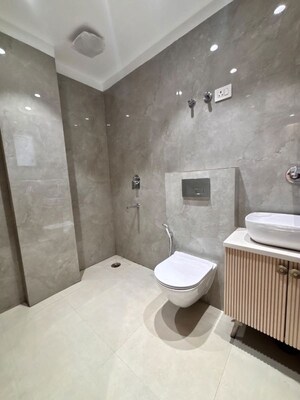 Bathroom in 3 BHK Apartment at Freedom Fighters Enclave – for Rent
