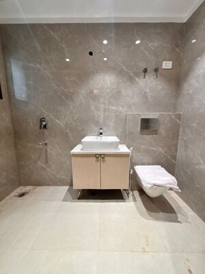 Bathroom in 3 BHK Apartment at Freedom Fighters Enclave – for Rent