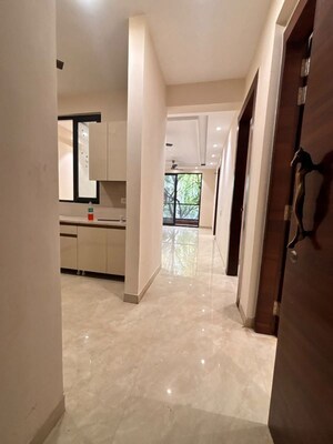 Building Lobby in 3 BHK Apartment at Freedom Fighters Enclave – for Rent
