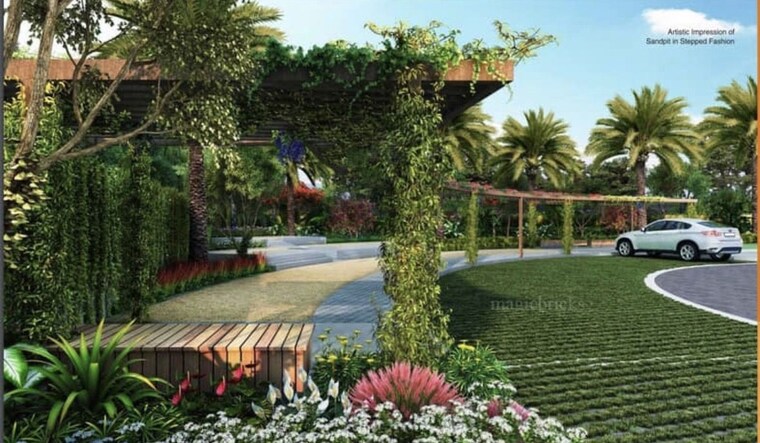 Garden, kumar-47-east-a 2 Bedroom 791 Sq.Ft. Apartment In Magarpatta City Pune 10688155
