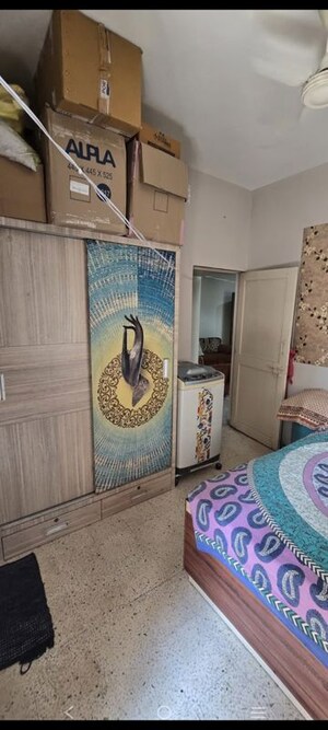 Bathroom in 2 BHK Apartment at Krishna Tower Ahmedabad, Satellite – for Rent
