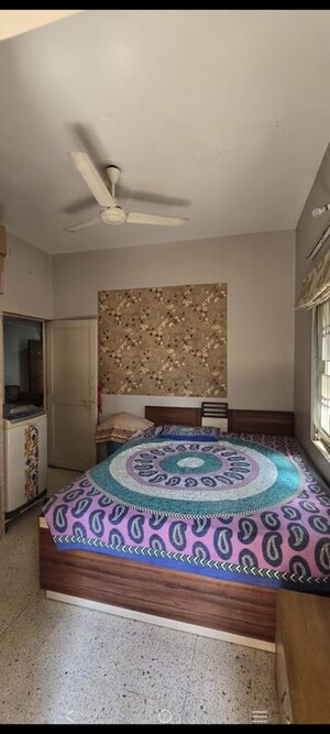 Bedroom in 2 BHK Apartment at Krishna Tower Ahmedabad, Satellite – for Rent