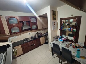 Kitchen in 3 BHK Apartment at Mantri Terrace, Bilekahalli – for Rent