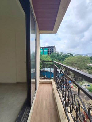 Balcony in 2 BHK Apartment at Keni Maple Paradise, Kalwa – for Rent