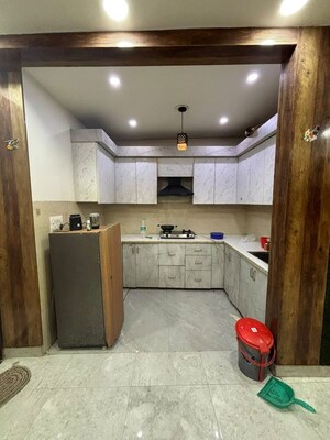 Bathroom in 3 BHK Builder Floor at Dwarka Mor – for Rent