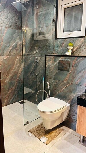 Bathroom in 5 BHK Apartment at Mahagun Marvella, Sector 78 – for Rent