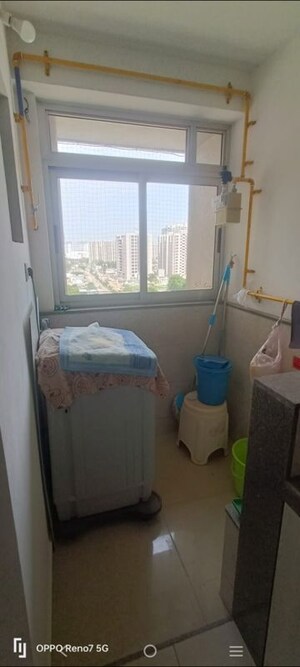 Bathroom in 3 BHK Apartment at Goyal Orchid Valley, Shela – for Rent