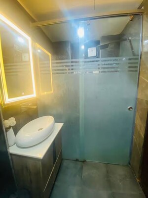 Bathroom in 3 BHK Apartment at Ansal Crown Heights, Sector 80 – for Rent