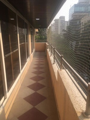 Balcony in 3 BHK Apartment at Palazzo Heights, Khar West – for Rent