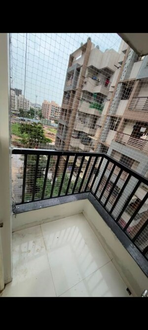 Balcony in 2 BHK Apartment at Sangani Samarthya Residency, Chandkheda – for Rent