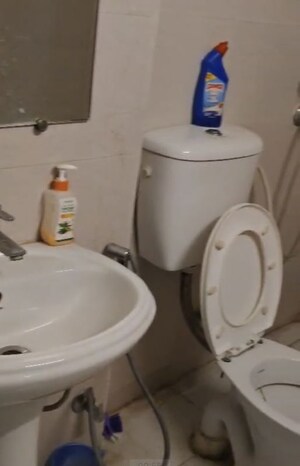 Bathroom in 2 BHK Apartment at Gaur City 7th Avenue, Sector 4 Greater Noida – for Rent