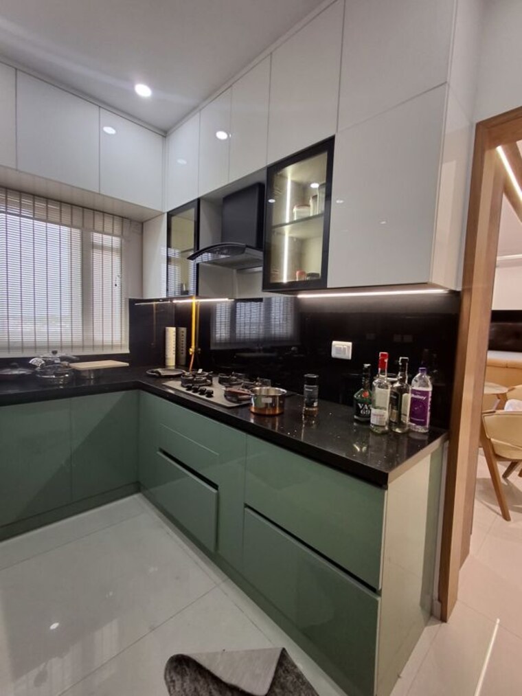 Kitchen, l-t-raintree-boulevard 3.5 Bedroom 1955 Sq.Ft. Apartment In Hebbal Bangalore 10688350