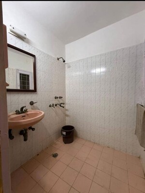 Bathroom in 2 BHK Builder Floor at Chittaranjan Park – for Rent