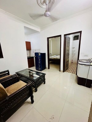 Living Room in 2 BHK Builder Floor at Chattarpur – for Rent