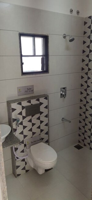 Washroom in 3 BHK Apartment at Everest Trinity, Bhayli – for Sale