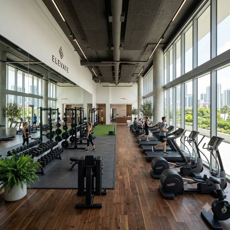 Gym, suncity-monarch-residences 3.5 Bedroom 2350 Sq.Ft. Apartment In Sector 78 Gurgaon 10688453