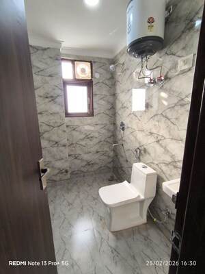 Bathroom in 1 BHK Builder Floor at Freedom Fighters Vihar – for Rent
