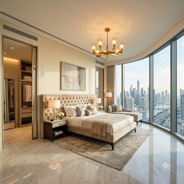 Bedroom, smart-world-one-dxp 4 Bedroom 3055 Sq.Ft. Apartment In Sector 113 Gurgaon 10688471