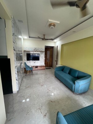 Living Room in 2 BHK Apartment at Crystal Paradise Residences, Andheri East – for Sale