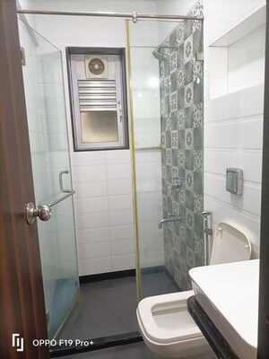 Bathroom in 2 BHK Apartment at Dhanlaxmi CHS Malad East, Malad East – for Rent