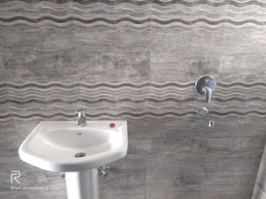 Bathroom in 2 BHK Apartment at Omega Orchid Heights, Faizabad Road – for Rent