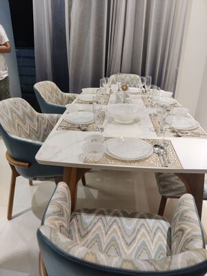 Dining area in 3 BHK Apartment at Everest Axora, Bhayli – for Sale
