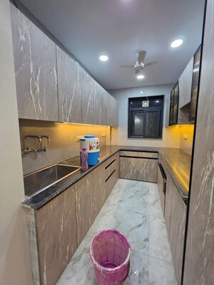Kitchen in 3 BHK Builder Floor at Rajouri Garden – for Rent