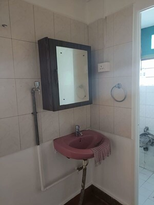 Bathroom in 2 BHK Apartment at Mantri Park I and II, Kothrud – for Rent