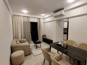 Living Room in 1 BHK Apartment at Lalani Grandeur, Goregaon East – for Rent