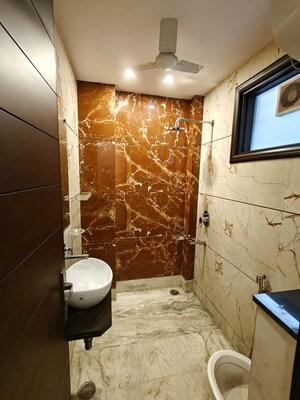 Bathroom in 3 BHK Builder Floor at Tagore Garden – for Rent